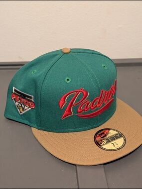 Bklyncap New Era San Diego Padres Script  Petco Park Two Tone 7 5/8